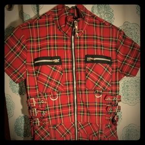 Plaid Punk Dress Living Dead Souls